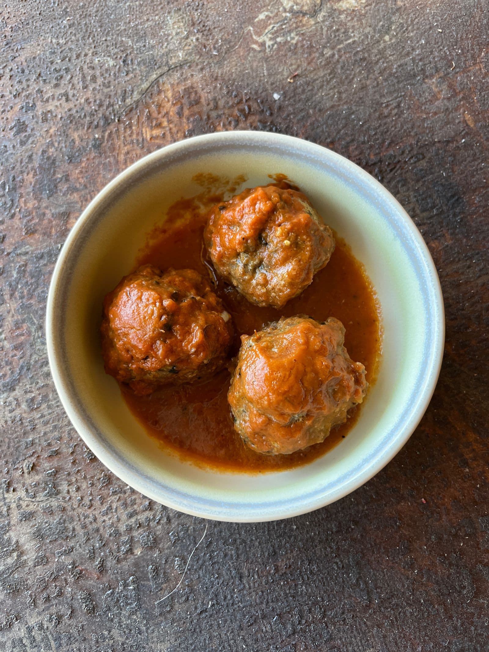Spanish-style beef meatballs with garlic couscous