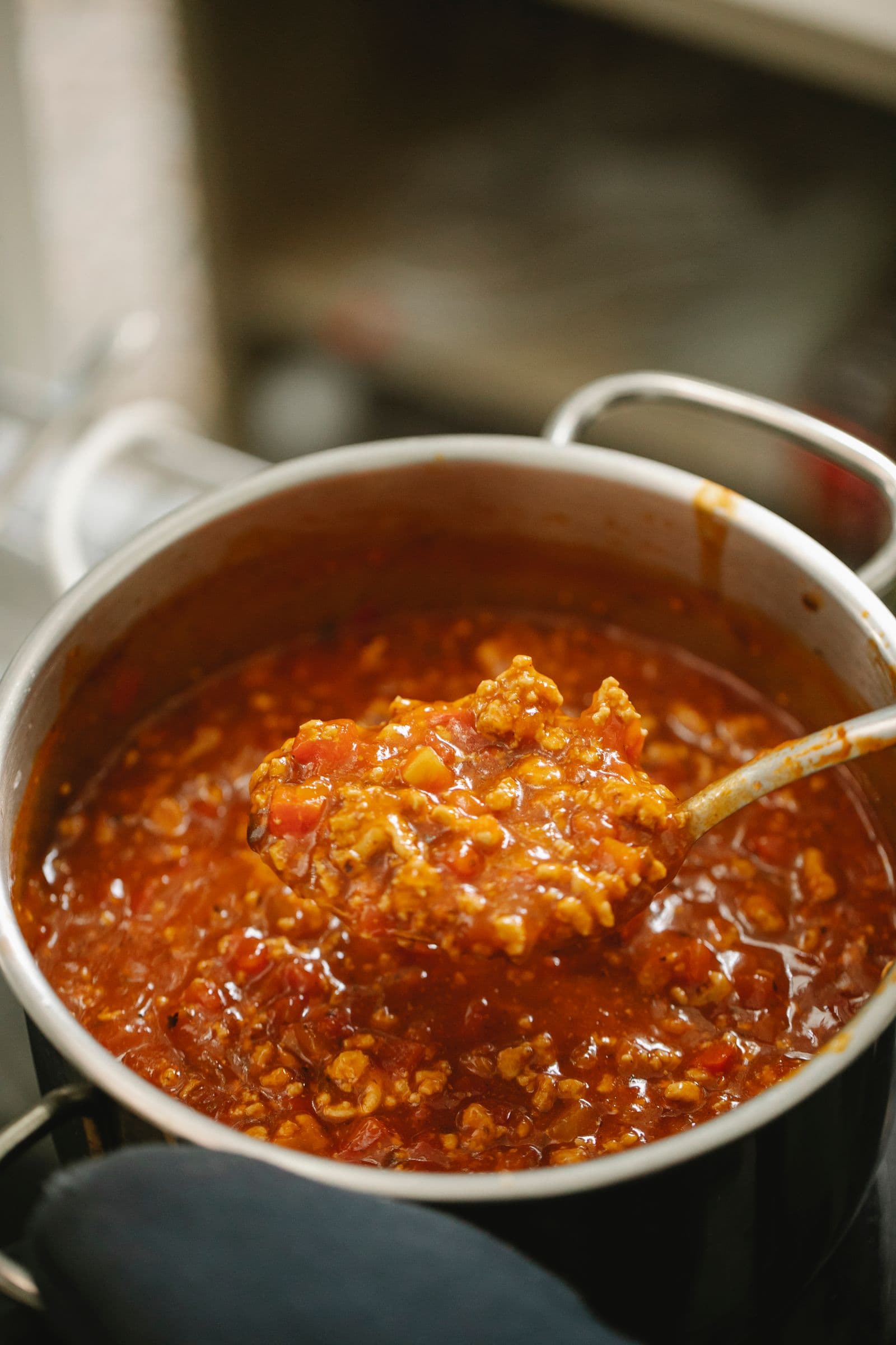 One pot beef, lentil and bean ragù