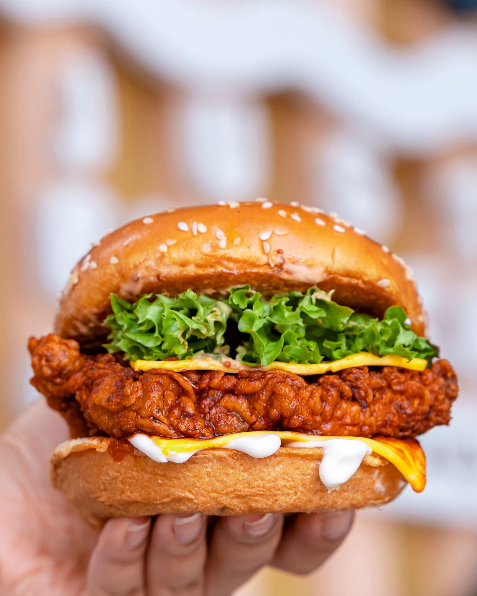 Macro-Friendly Crispy Chicken Sandwich
